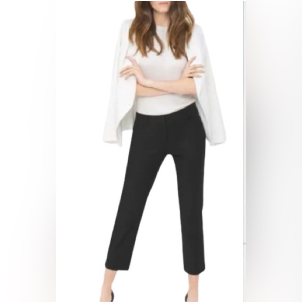 White House Black Market Perfect Form Straight Crop Pants Size 12